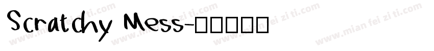Scratchy Mess字体转换
